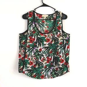 Elodie Tropical Floral Tank Top L